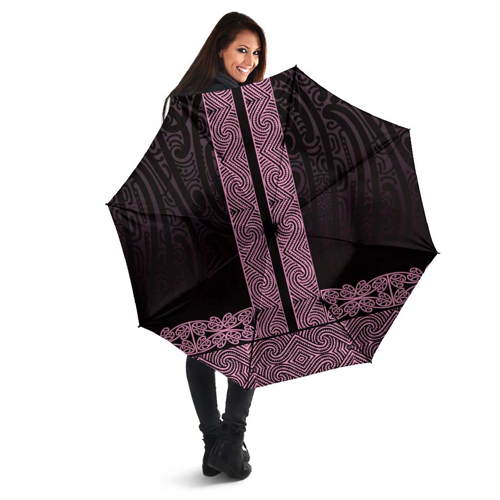 New Zealand Maori Kowhaiwhai Umbrella Mawhero Maui and Mangopare - Polynesian Pride