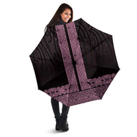 New Zealand Maori Kowhaiwhai Umbrella Mawhero Maui and Mangopare - Polynesian Pride