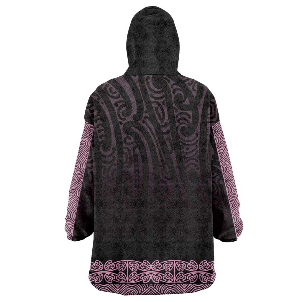 New Zealand Maori Kowhaiwhai Wearable Blanket Hoodie Mawhero Maui and Mangopare LT9 - Polynesian Pride
