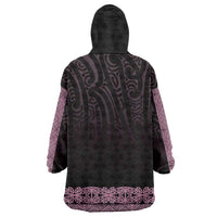 New Zealand Maori Kowhaiwhai Wearable Blanket Hoodie Mawhero Maui and Mangopare LT9 - Polynesian Pride