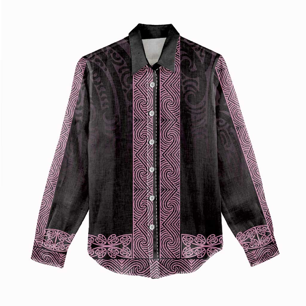 New Zealand Maori Kowhaiwhai Women Casual Shirt Mawhero Maui and Mangopare LT9 - Polynesian Pride