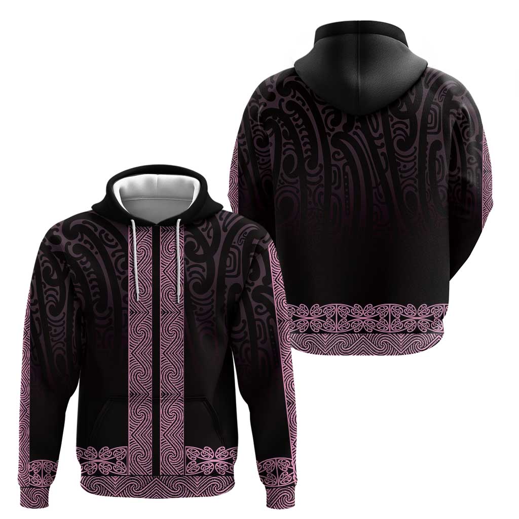 New Zealand Maori Kowhaiwhai Zip Hoodie Mawhero Maui and Mangopare LT9 - Polynesian Pride