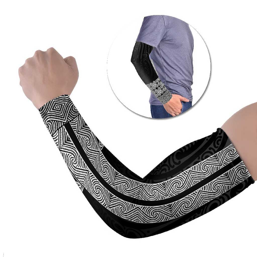 New Zealand Maori Kowhaiwhai Arm Sleeves Pango Maui and Mangopare - Polynesian Pride