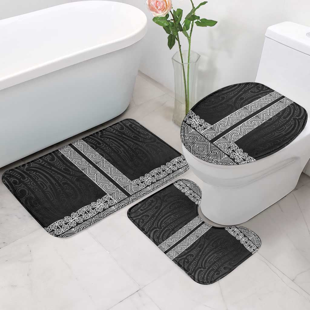 New Zealand Maori Kowhaiwhai Bathroom Set Pango Maui and Mangopare - Polynesian Pride