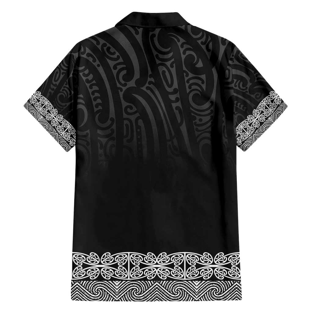New Zealand Maori Kowhaiwhai Family Matching Off Shoulder Maxi Dress and Hawaiian Shirt Pango Maui and Mangopare LT9 - Polynesian Pride