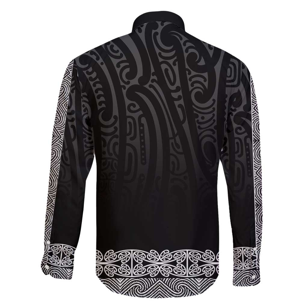 New Zealand Maori Kowhaiwhai Family Matching Summer Maxi Dress and Hawaiian Shirt Pango Maui and Mangopare LT9 - Polynesian Pride