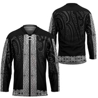 New Zealand Maori Kowhaiwhai Hockey Jersey Pango Maui and Mangopare - Polynesian Pride