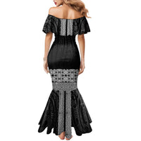 New Zealand Maori Kowhaiwhai Mermaid Dress Pango Maui and Mangopare LT9 - Polynesian Pride