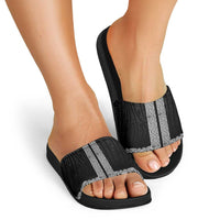 New Zealand Maori Kowhaiwhai Slide Sandals Pango Maui and Mangopare - Polynesian Pride