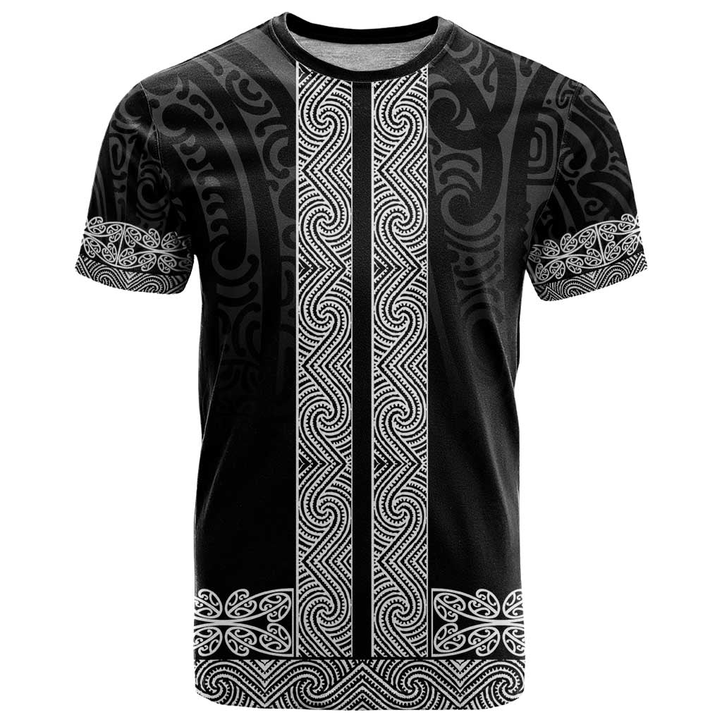 New Zealand Maori Kowhaiwhai T Shirt Pango Maui and Mangopare