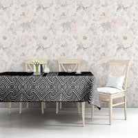 New Zealand Maori Kowhaiwhai Tablecloth Pango Maui and Mangopare
