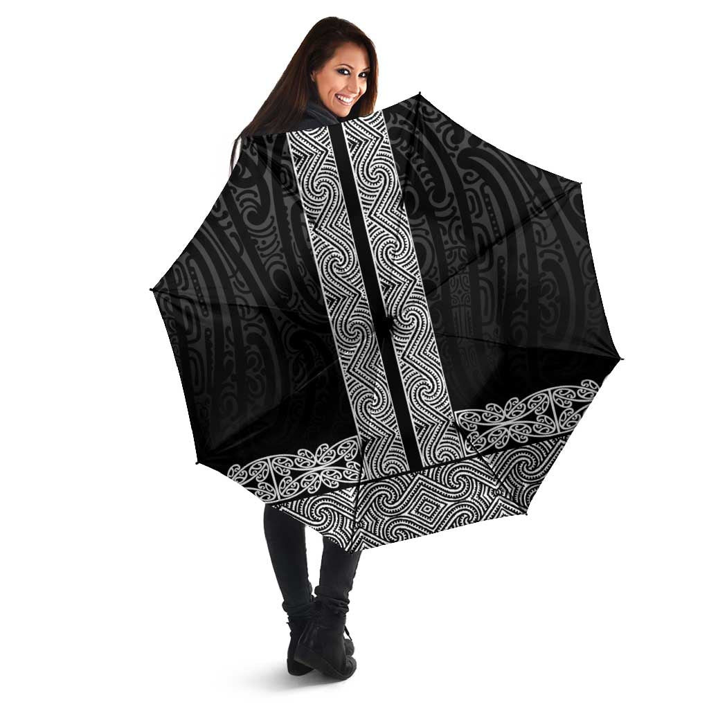 New Zealand Maori Kowhaiwhai Umbrella Pango Maui and Mangopare - Polynesian Pride