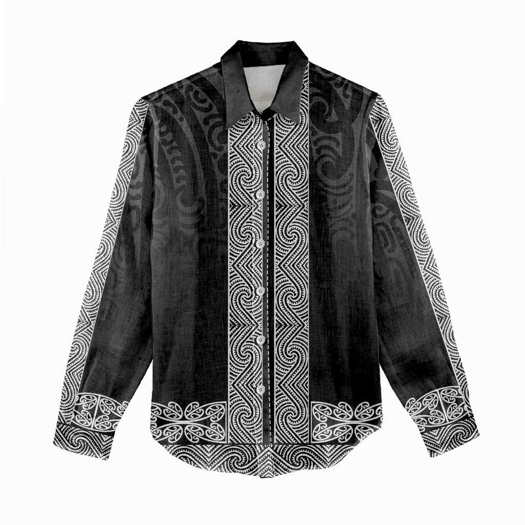 New Zealand Maori Kowhaiwhai Women Casual Shirt Pango Maui and Mangopare LT9 - Polynesian Pride