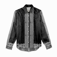 New Zealand Maori Kowhaiwhai Women Casual Shirt Pango Maui and Mangopare LT9 - Polynesian Pride