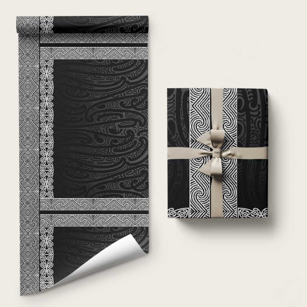 New Zealand Maori Kowhaiwhai Wrapping Paper Pango Maui and Mangopare - Polynesian Pride