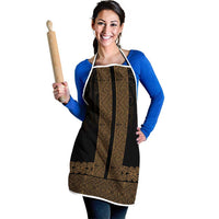 New Zealand Maori Kowhaiwhai Apron Parauri Maui and Mangopare - Polynesian Pride