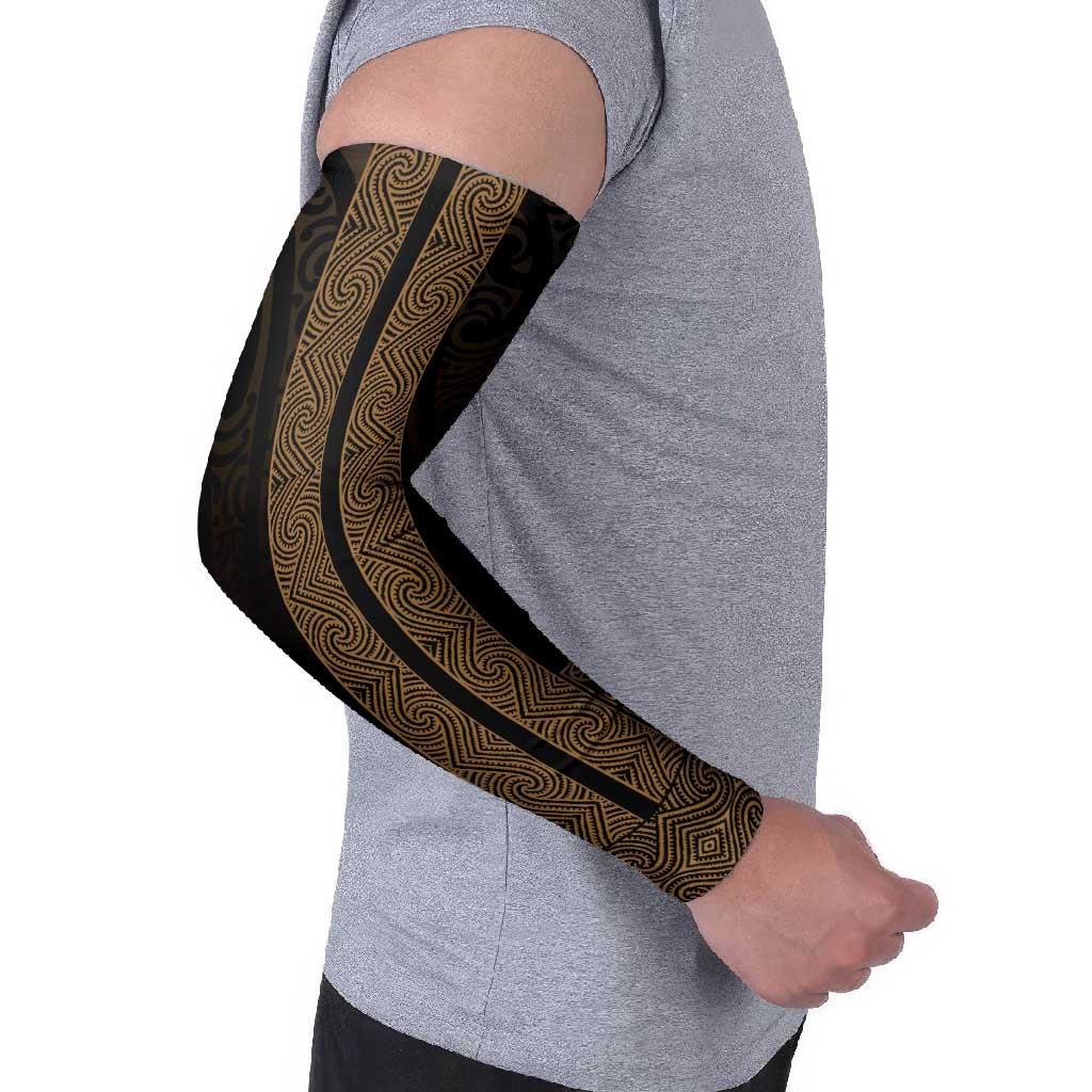 New Zealand Maori Kowhaiwhai Arm Sleeves Parauri Maui and Mangopare - Polynesian Pride
