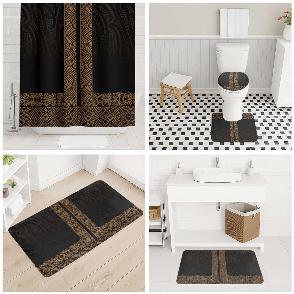 New Zealand Maori Kowhaiwhai Bathroom Set Parauri Maui and Mangopare - Polynesian Pride