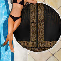 New Zealand Maori Kowhaiwhai Beach Blanket Parauri Maui and Mangopare