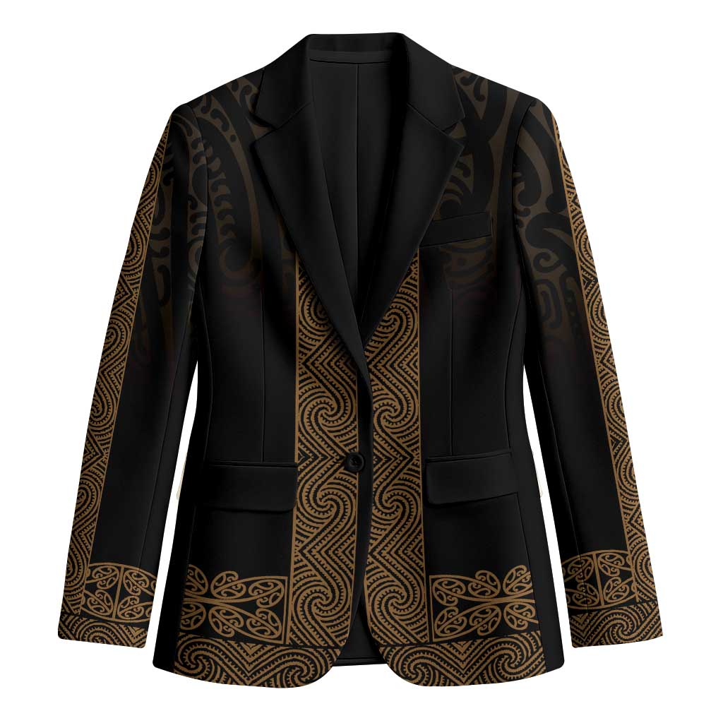 New Zealand Maori Kowhaiwhai Blazer Parauri Maui and Mangopare - Polynesian Pride