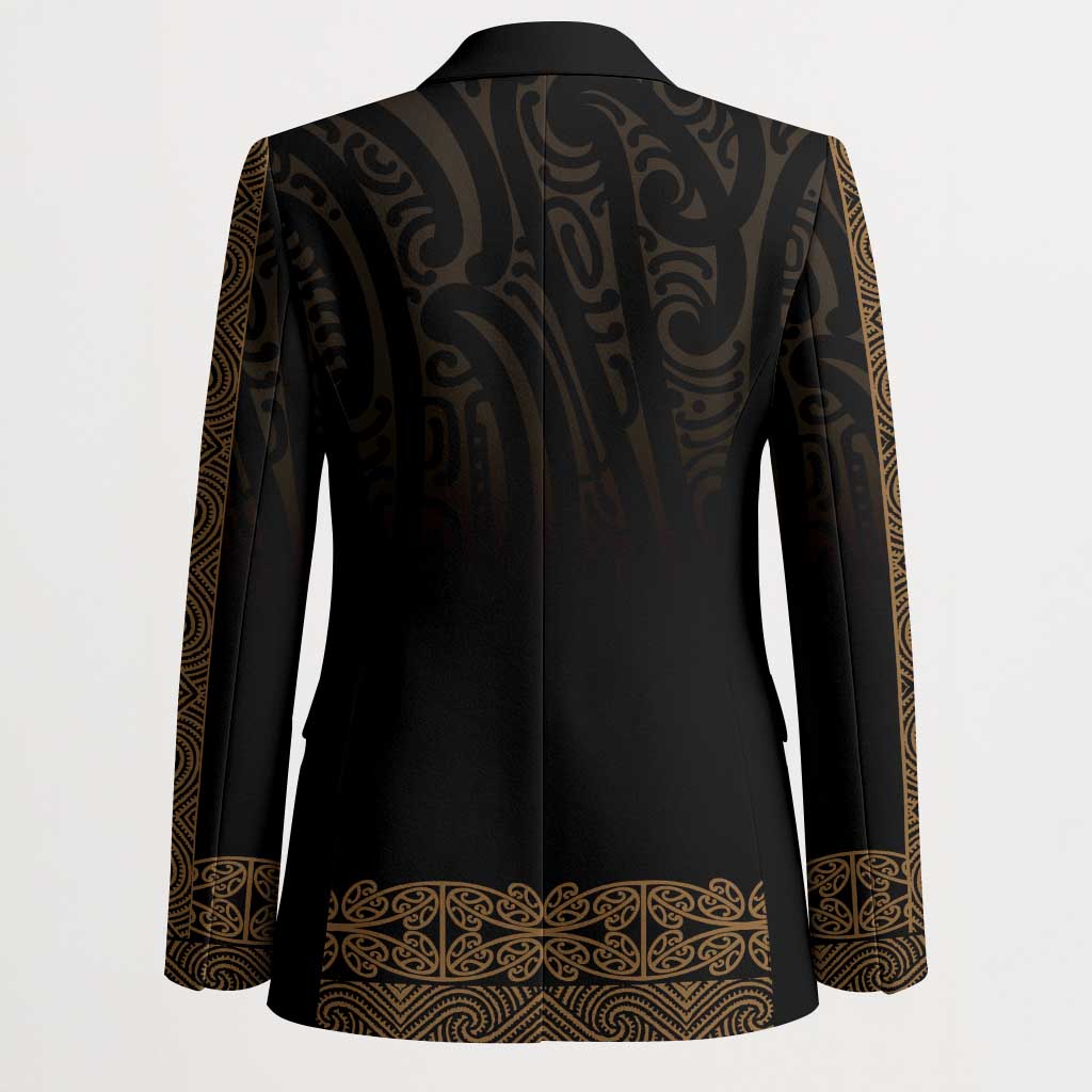 New Zealand Maori Kowhaiwhai Blazer Parauri Maui and Mangopare - Polynesian Pride