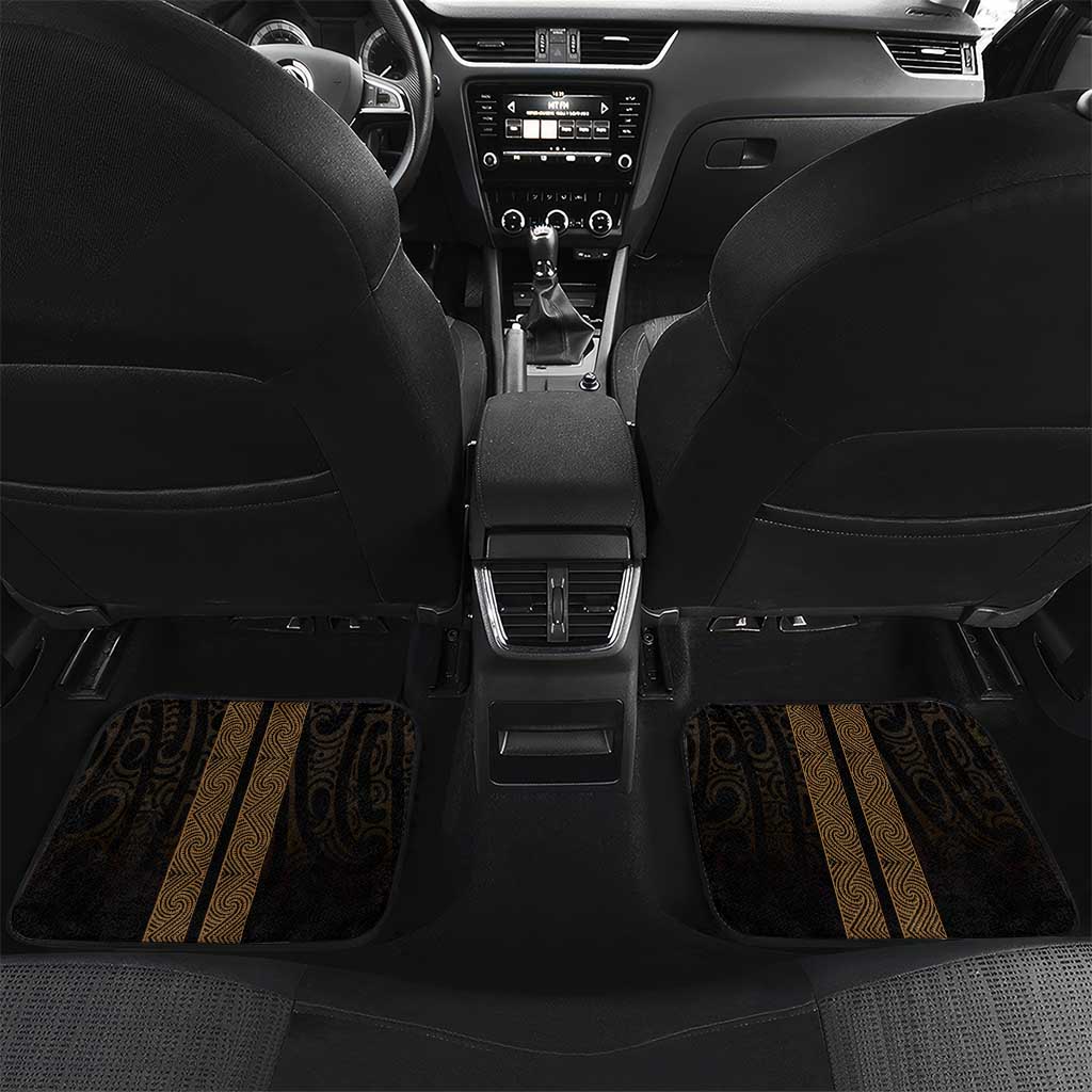 New Zealand Maori Kowhaiwhai Car Mats Parauri Maui and Mangopare