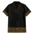 New Zealand Maori Kowhaiwhai Family Matching Short Sleeve Bodycon Dress and Hawaiian Shirt Parauri Maui and Mangopare