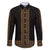New Zealand Maori Kowhaiwhai Family Matching Short Sleeve Bodycon Dress and Hawaiian Shirt Parauri Maui and Mangopare