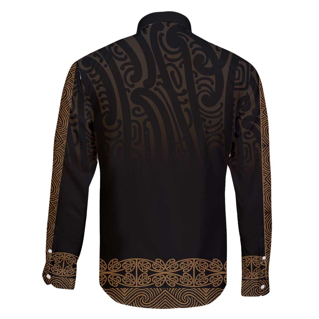 New Zealand Maori Kowhaiwhai Family Matching Summer Maxi Dress and Hawaiian Shirt Parauri Maui and Mangopare LT9 - Polynesian Pride