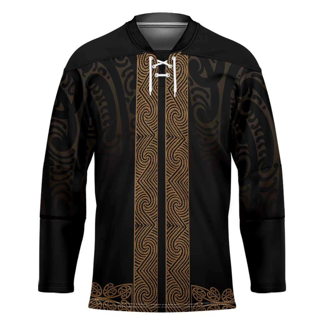 New Zealand Maori Kowhaiwhai Hockey Jersey Parauri Maui and Mangopare - Polynesian Pride