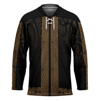 New Zealand Maori Kowhaiwhai Hockey Jersey Parauri Maui and Mangopare - Polynesian Pride