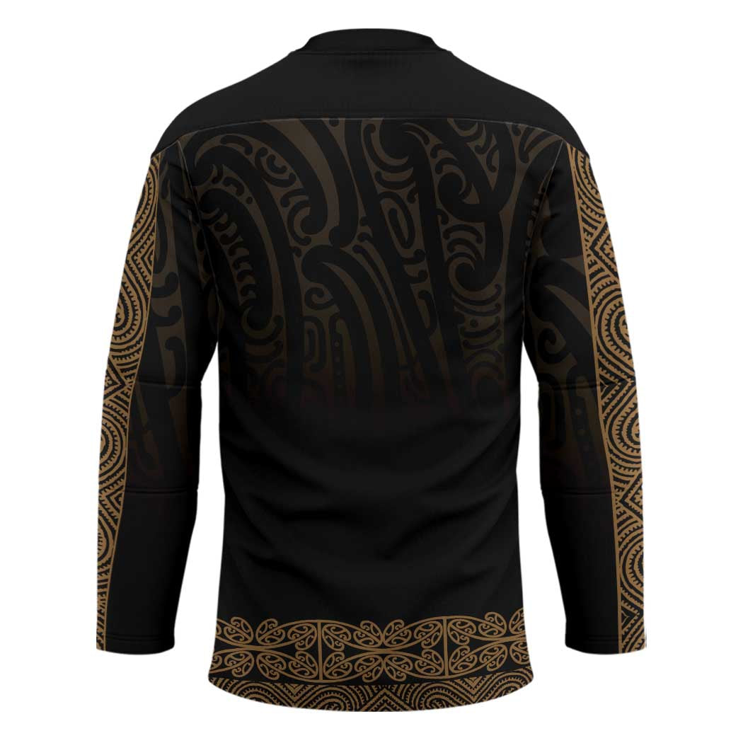New Zealand Maori Kowhaiwhai Hockey Jersey Parauri Maui and Mangopare - Polynesian Pride