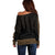 New Zealand Maori Kowhaiwhai Off Shoulder Sweater Parauri Maui and Mangopare