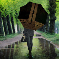New Zealand Maori Kowhaiwhai Umbrella Parauri Maui and Mangopare - Polynesian Pride