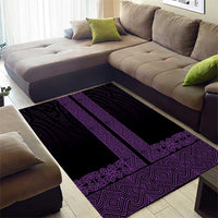 New Zealand Maori Kowhaiwhai Area Rug Waiporoporo Maui and Mangopare LT9 - Polynesian Pride