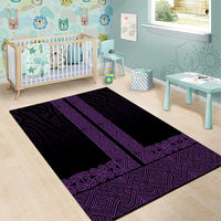 New Zealand Maori Kowhaiwhai Area Rug Waiporoporo Maui and Mangopare LT9 - Polynesian Pride