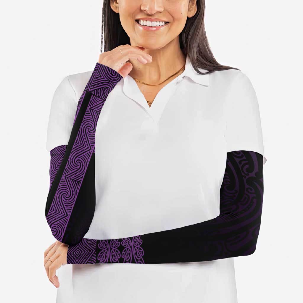 New Zealand Maori Kowhaiwhai Arm Sleeves Waiporoporo Maui and Mangopare LT9 - Polynesian Pride