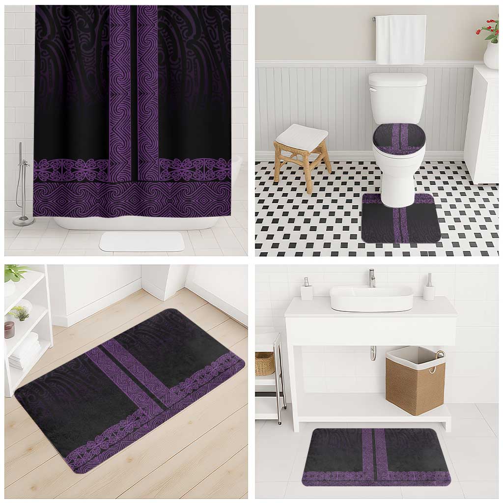 New Zealand Maori Kowhaiwhai Bathroom Set Waiporoporo Maui and Mangopare - Polynesian Pride