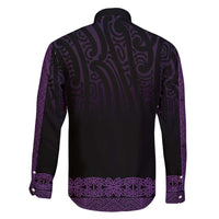 New Zealand Maori Kowhaiwhai Family Matching Short Sleeve Bodycon Dress and Hawaiian Shirt Waiporoporo Maui and Mangopare LT9 - Polynesian Pride