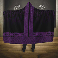 New Zealand Maori Kowhaiwhai Hooded Blanket Waiporoporo Maui and Mangopare