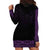 New Zealand Maori Kowhaiwhai Hoodie Dress Waiporoporo Maui and Mangopare