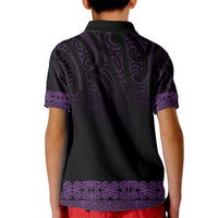 New Zealand Maori Kowhaiwhai Kid Polo Shirt Waiporoporo Maui and Mangopare LT9 - Polynesian Pride