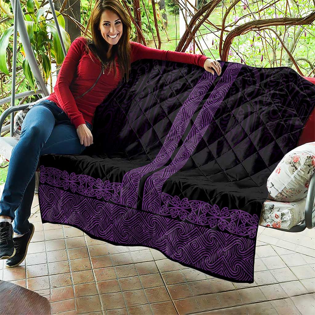 New Zealand Maori Kowhaiwhai Quilt Waiporoporo Maui and Mangopare LT9 - Polynesian Pride