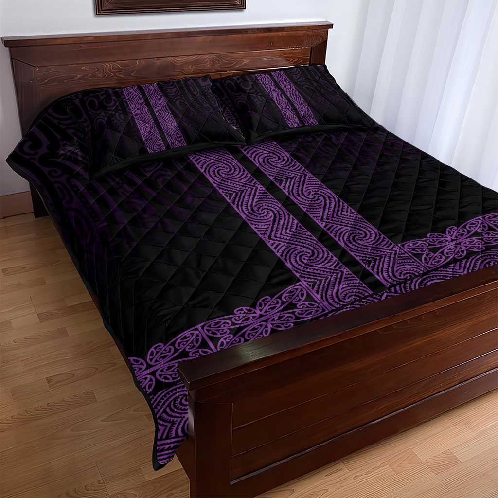 New Zealand Maori Kowhaiwhai Quilt Bed Set Waiporoporo Maui and Mangopare LT9 - Polynesian Pride