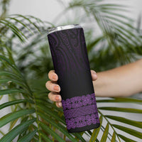 New Zealand Maori Kowhaiwhai Skinny Tumbler Waiporoporo Maui and Mangopare LT9 - Polynesian Pride