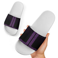 New Zealand Maori Kowhaiwhai Slide Sandals Waiporoporo Maui and Mangopare LT9 - Polynesian Pride