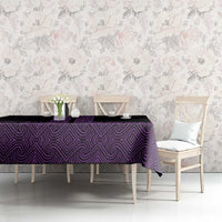 New Zealand Maori Kowhaiwhai Tablecloth Waiporoporo Maui and Mangopare