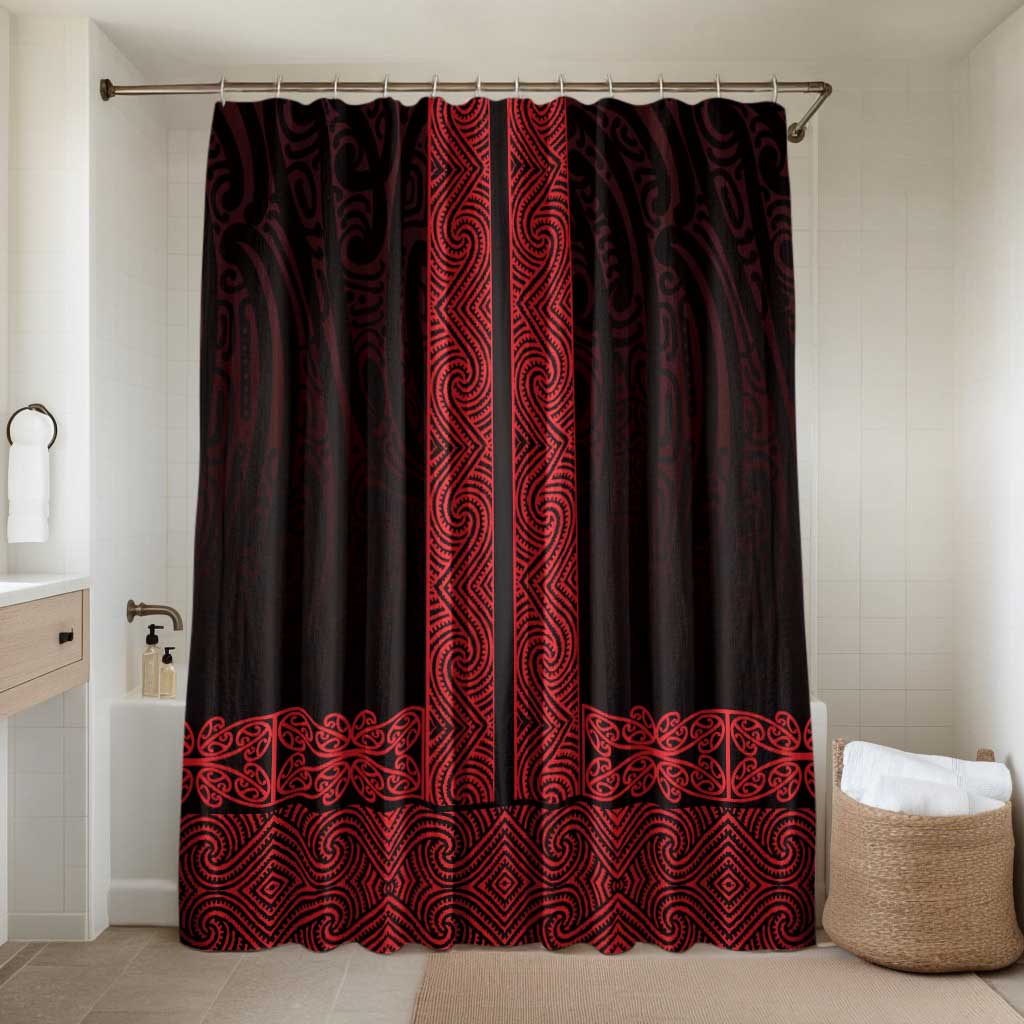 New Zealand Maori Kowhaiwhai Bathroom Set Whero Maui and Mangopare - Polynesian Pride