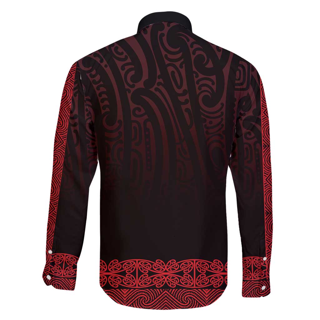 New Zealand Maori Kowhaiwhai Family Matching Puletasi and Hawaiian Shirt Whero Maui and Mangopare LT9 - Polynesian Pride