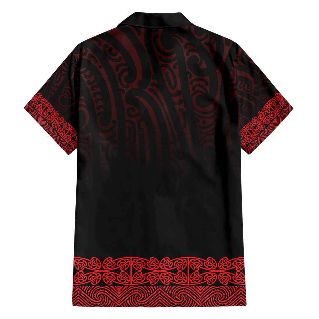 New Zealand Maori Kowhaiwhai Hawaiian Shirt Whero Maui and Mangopare LT9 - Polynesian Pride